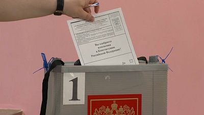 На избирательном участке в Москве