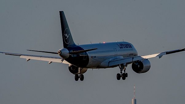 A Lufthansa aircraft approaches the airport in Frankfurt, Germany, Tuesday, June 23, 2020 A Lufthansa aircraft approaches the airport in Frankfurt, Germany, Tuesday, June 23, 2020