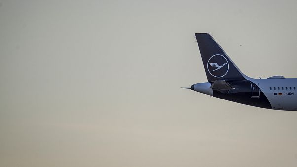 Heck eines A321 der Lufthansa in Frankfurt. Heck eines A321 der Lufthansa in Frankfurt.