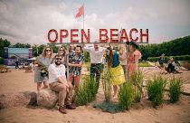 Vilnius' new city centre beach is unveiled