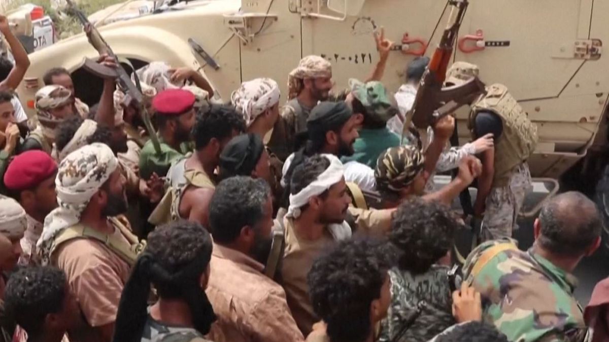 اعزام نیروهای ائتلاف تحت رهبری ریاض به جنوب یمن برای نظارت بر آتش‌بس