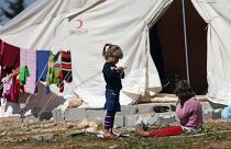 Hatay'ın Reyhanlı ilçesindeki Suriyeli mülteci kampı