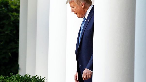 Donald Trump a rózsakerti beszédére indul Donald Trump a rózsakerti beszédére indul