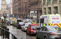 Police in Glasgow say emergency services are currently dealing with an incident in the center of Scotland's largest city and are urging people to avoid the area.