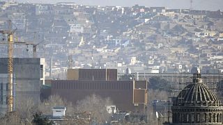 منظر عام للسفارة الأمريكية في العاصمة الأفغانية كابل - 2013/12/25