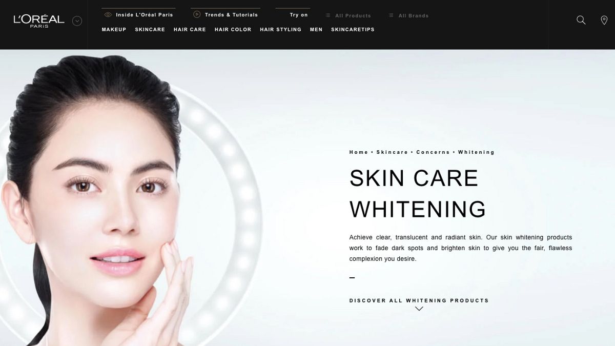 Kozmetik devi L'Oreal ürünlerinde 'beyazlatıcı' ifadesini artık kullanmayacak