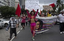 Manifestação contra Bolsonario no Rio de Janeiro