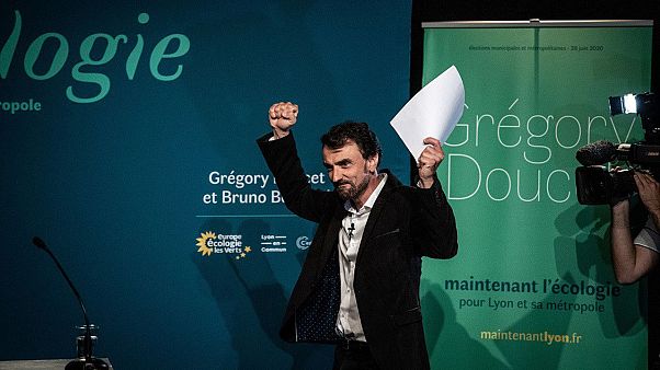 Lyon'un yeni Belediye Başkanı Grégory Doucet Lyon'un yeni Belediye Başkanı Grégory Doucet