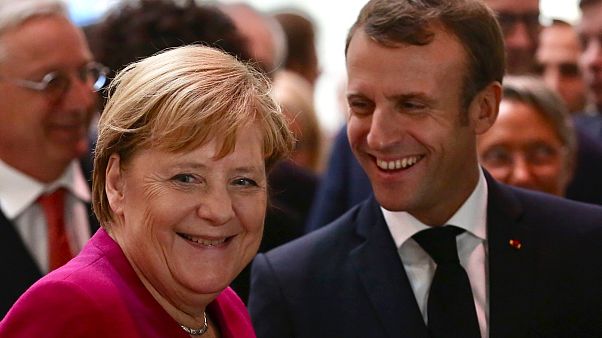 Merkel ve Macron Merkel ve Macron