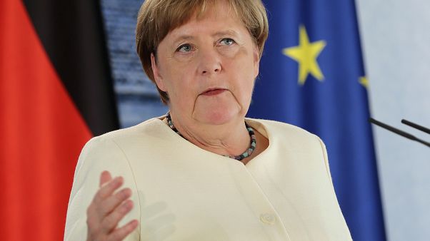 La chancelière allemande Angela Merkel La chancelière allemande Angela Merkel