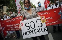 Protestas de los sanitarios en Francia y España