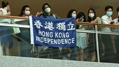 شاهد: احتجاجات في هونغ كونغ تنديدا بقانون الأمن القومي الصيني