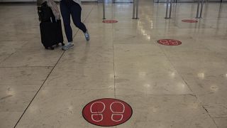 Flughafen in Madrid