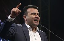 Zoran Zaev bei einer Veranstaltung um Februar.
