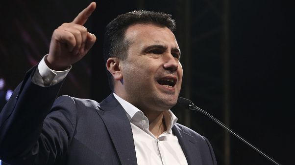 Zoran Zaev bei einer Veranstaltung um Februar. Zoran Zaev bei einer Veranstaltung um Februar.