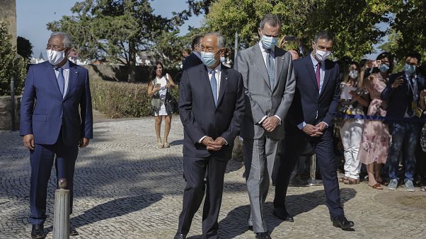 Reabre la frontera entre España y Portugal con un acto solemne Reabre la frontera entre España y Portugal con un acto solemne