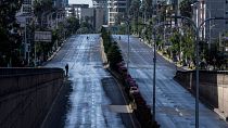 Roads in Addis Ababa have been empty in recent months during the coronavirus pandemic.