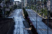 Roads in Addis Ababa have been empty in recent months during the coronavirus pandemic.