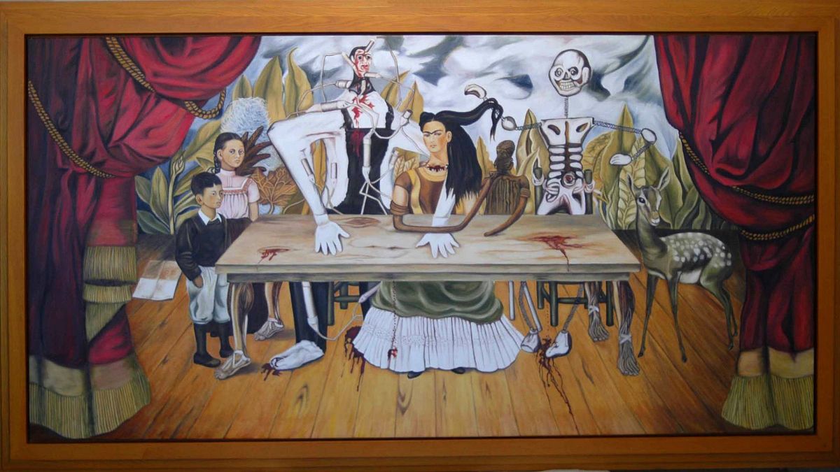 Frida Kahlo: A sérült asztal (La mesa herida) 