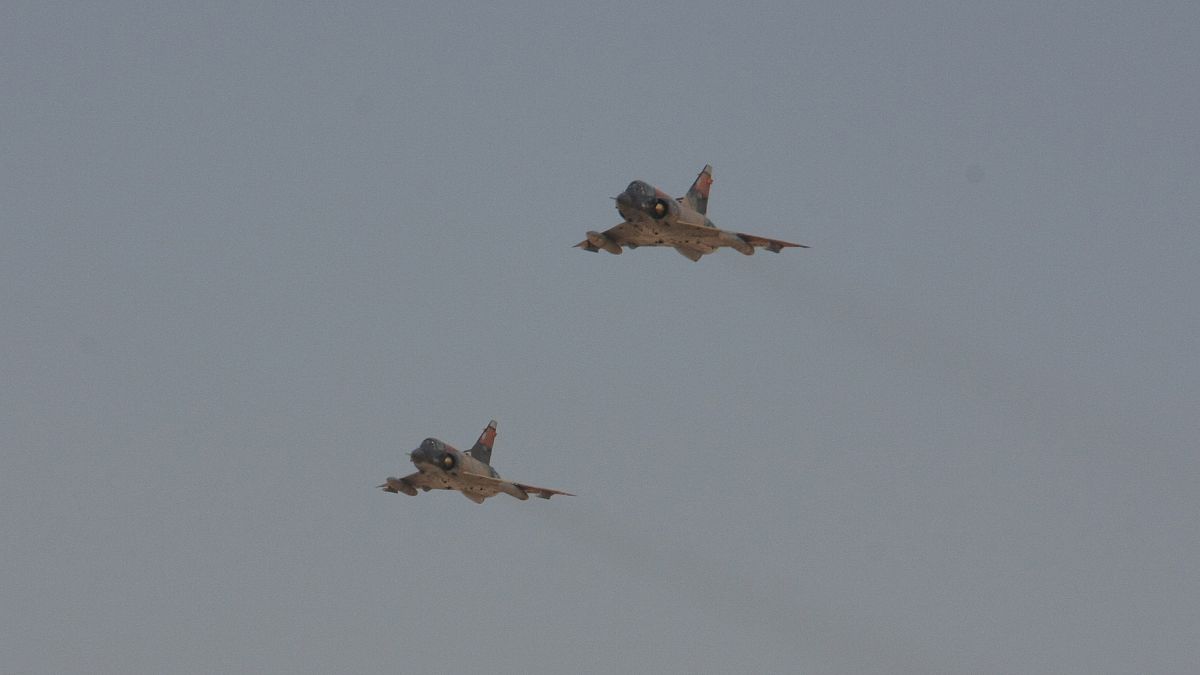 طائرتان تابعتان للقوات الجوية المصرية 