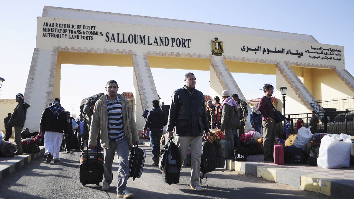 Mısır- Libya arasındaki Sallum Sınır Kapısı (arşiv) 
