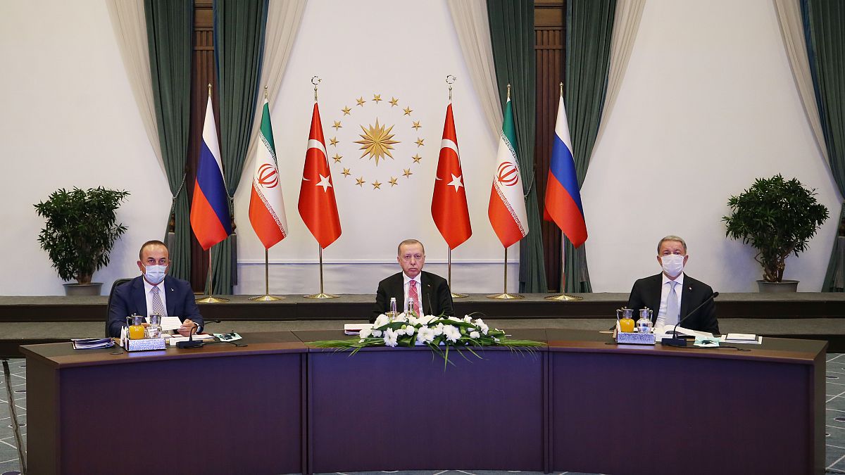 Türkiye, Rusya ve İran Videokonferans Zirvesi ile Suriye’yi görüştü