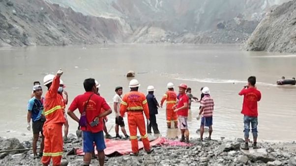 Glissement de terrain en Birmanie : au moins 113 morts dans une mine de jade à ciel ouvert Glissement de terrain en Birmanie : au moins 113 morts dans une mine de jade à ciel ouvert