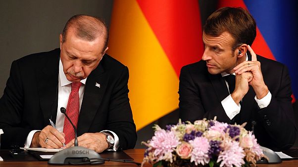Macron ve Erdoğan Macron ve Erdoğan