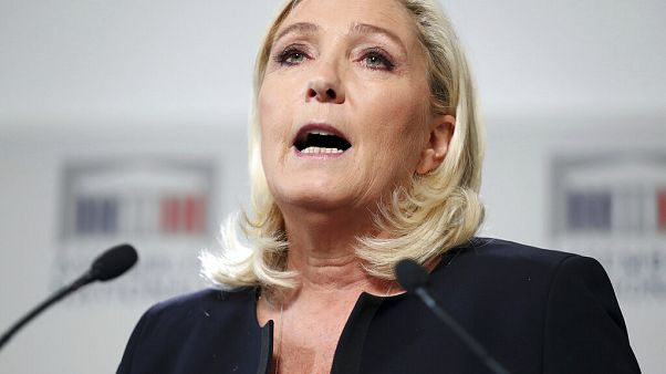 Eski adıyla Ulusal Cephe (Front National) olan Ulusal Birlik Partisi (RN) lideri Marine Le Pen Eski adıyla Ulusal Cephe (Front National) olan Ulusal Birlik Partisi (RN) lideri Marine Le Pen