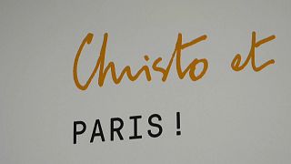 Christo no Centro Georges Pompidou