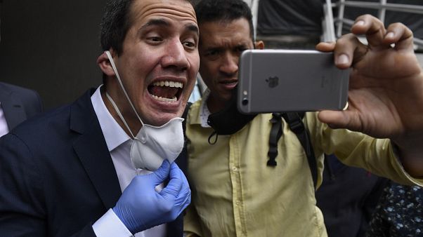 Venezuelalı muhalif lider Guaido Venezuelalı muhalif lider Guaido