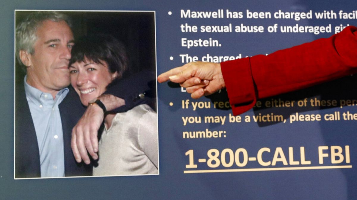 Jeffrey Epstein: Ghislaine Maxwell charged with 'facilitating' sexual abuse of underage girls | Euronews