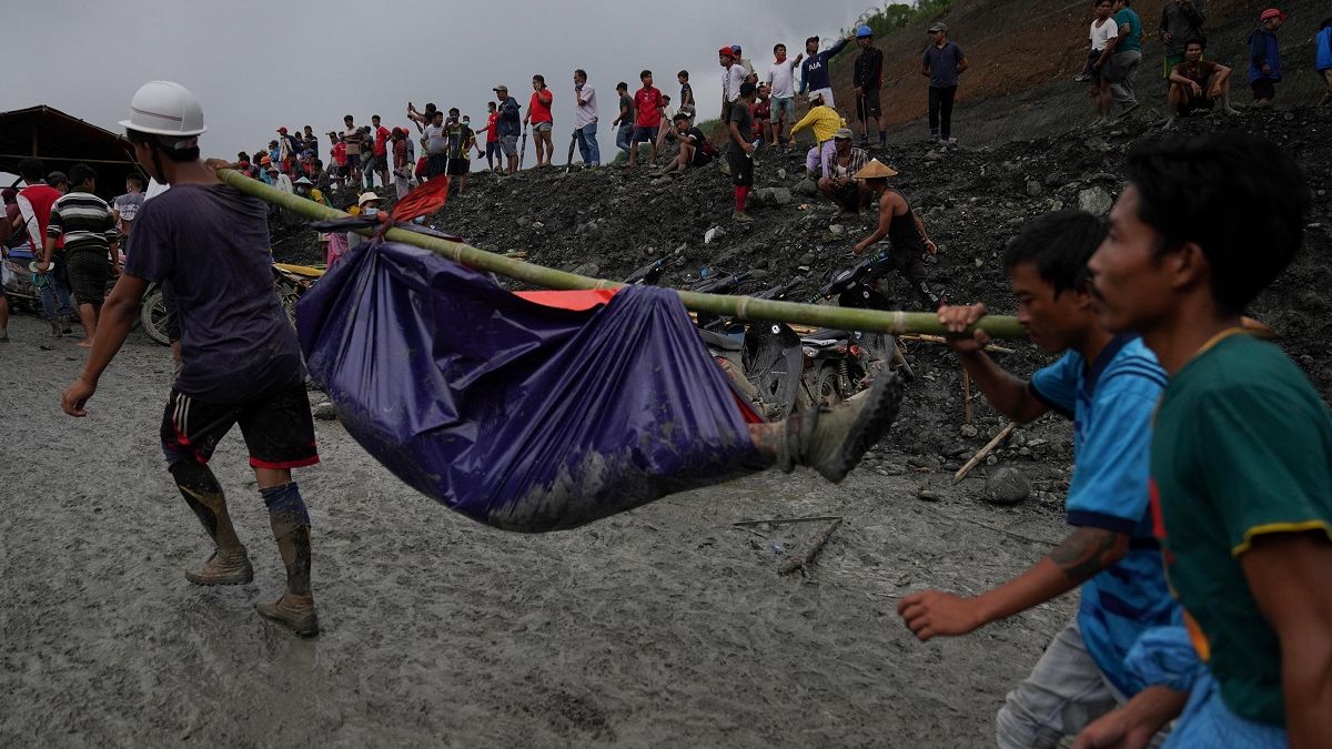 Erdrutsch in Myanmar: Über 170 Tote