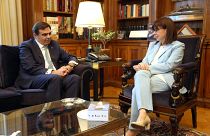 Ελλάδα: Συνάντηση της Προέδρου της Δημοκρατίας με τον Μαργαρίτη Σχοινά