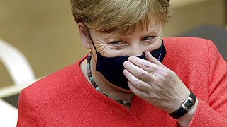 Angela Merkel am 3. Juli 2020