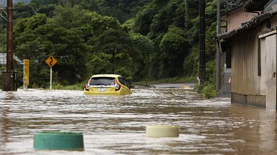 Überschwemmung in Yatsushiro