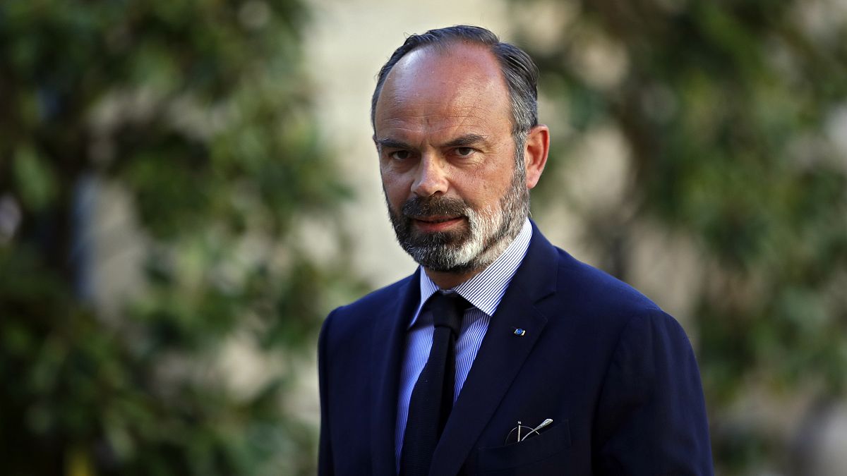 In this May 20, 2020 file photo, former French Prime Minister Edouard Philippe arrives for a meeting in Paris