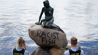  مجسمه پری کوچک دریایی در دانمارک هم «برچسب نژادپرستی» خورد
