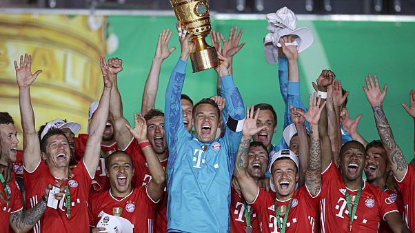 بايرن ميونيخ يحرز كأس ألمانيا لكرة القدم للمرة 20 ويحقق الثنائية