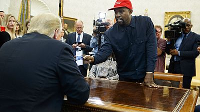 Kanye West con Donald Trump, ottobre 2018