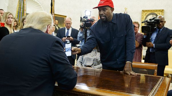 Kanye West con Donald Trump, ottobre 2018 Kanye West con Donald Trump, ottobre 2018