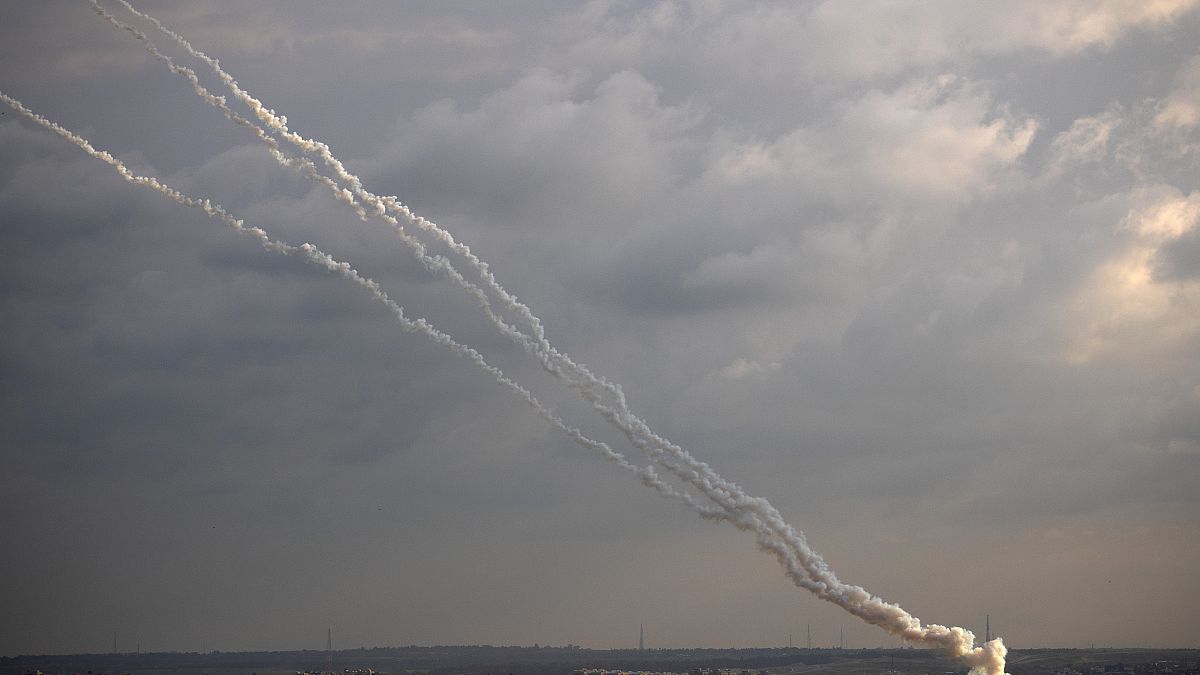 صواريخ أطلقت من غزة باتجاه إسرائيل - 2020/02/24