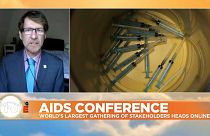 Dr. Anton Pozniak, president of the International AIDS Society (IAS), speaking to Euronews ahead of the 23rd International AIDS Conference, July 6, 2020