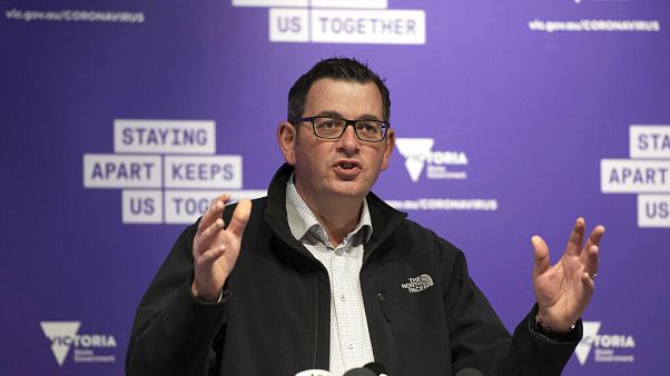 Victorian Premier Daniel Andrews, July 6, 2020. Victorian Premier Daniel Andrews, July 6, 2020.