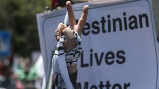 تظاهرات زنان در غزه علیه طرح الحاق سرزمین‌های کرانه باختری به اسرائیل