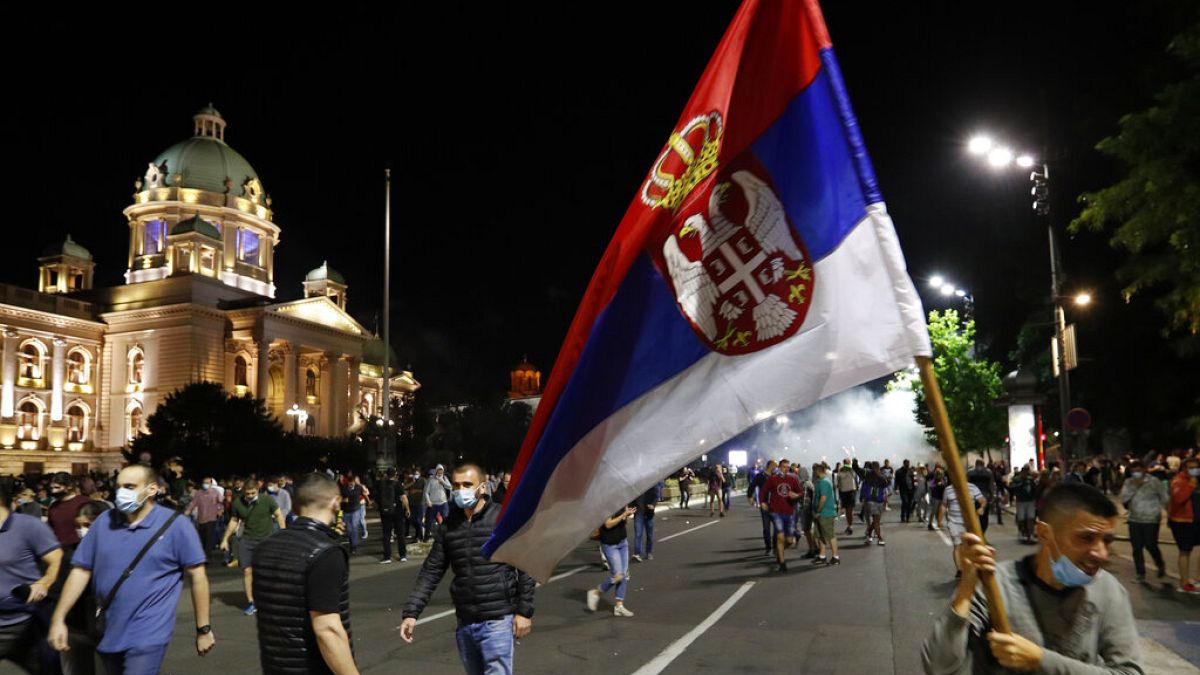 Proteste in Belgrad
