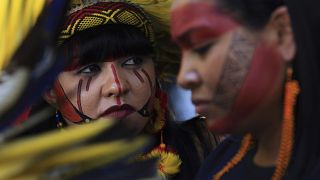 Brezilyalı yerli topluma mensup bir kadın (arşiv)