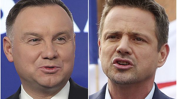 Andrej Duda (links) und Rafał Trzaskowski (rechts) Andrej Duda (links) und Rafał Trzaskowski (rechts)