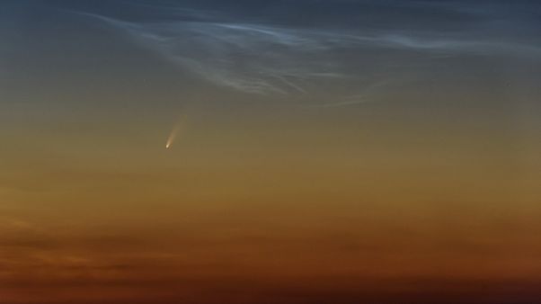 Neowise kuyruklu yıldızı Macaristan semalarında Neowise kuyruklu yıldızı Macaristan semalarında