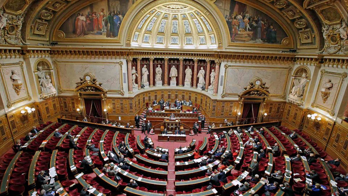مجلس الشيوخ الفرنسي في باريس، فرنسا، الخميس 11 ديسمبر 2014